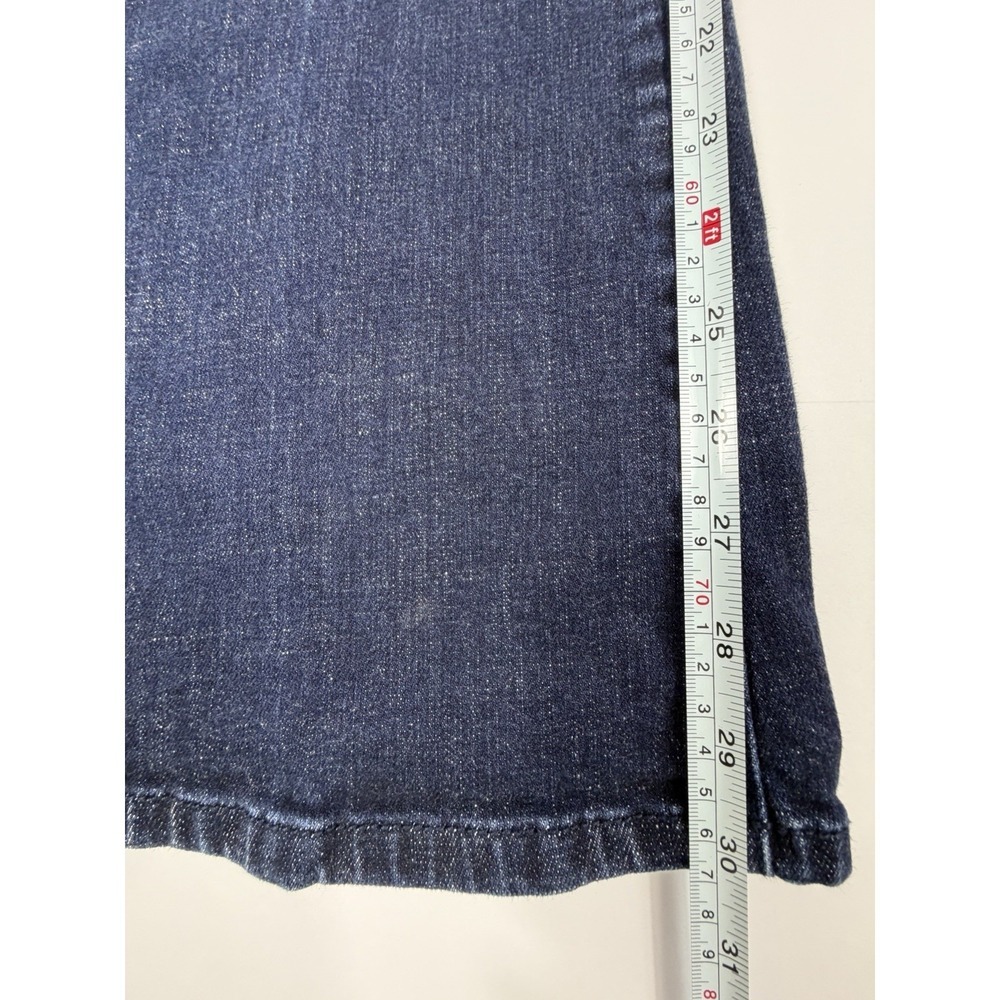CAbi Trouser Jeans Womens Size 8 Dark Wash Bootcut Stretch Denim - Picture 9 of 9